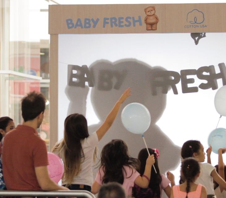 Teddy Bear Creates Excitement for COTTON USA in Colombia